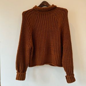 H&M Chunky Knit Turtleneck Sweater